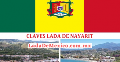 Claves Lada de Nayarit