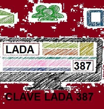 Clave LADA 387 de donde es